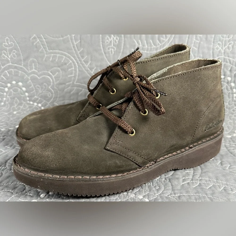 Cabelas Men’s Brown Suede Leather Chukka Boots Size 8